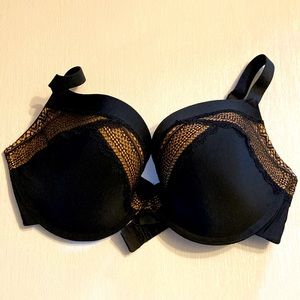 Panache Black 38E Underwire Molded Cups Bra
